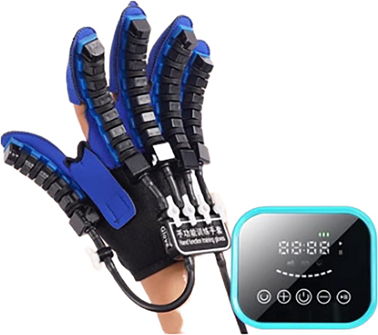 Guantes Robóticos para Rehabilitación De Dedos Y Manos, Equipo De Rehabilitación para Hemiplejia por Accidente Cerebrovascular, Robot De Rehabilitación De Autoentrenamiento, Right Hand, SSize