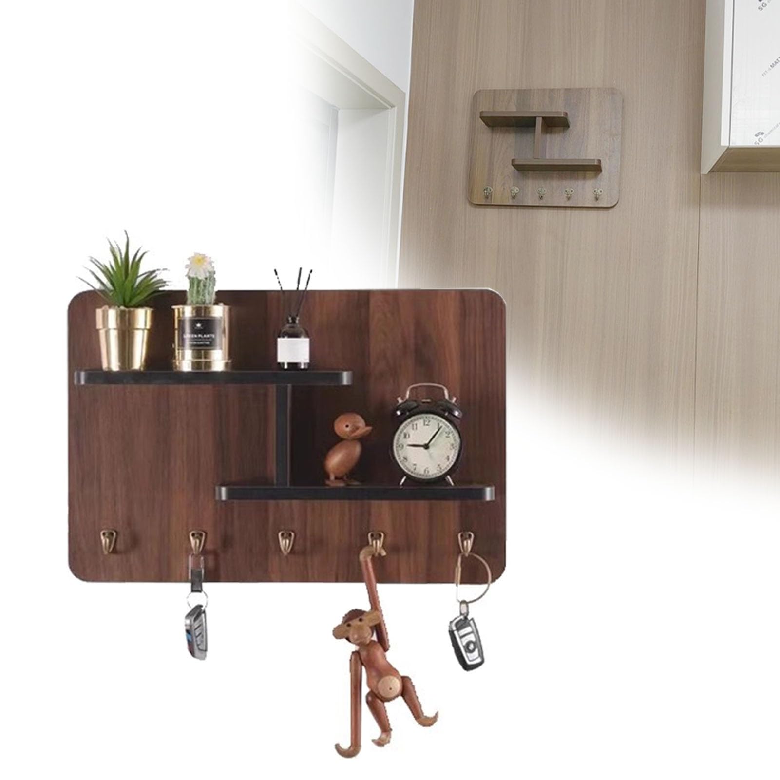 Cache de Compteur Mural Vibeo 55x45cm - Panneau Bois pour Boîtier Disjoncteur
