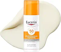 EUCERIN Protetor Solar Facial Anti-idade FPS 50 50ml, Antirrugas, Pele Madura, Proteção UVA, UVB e Luz Visível