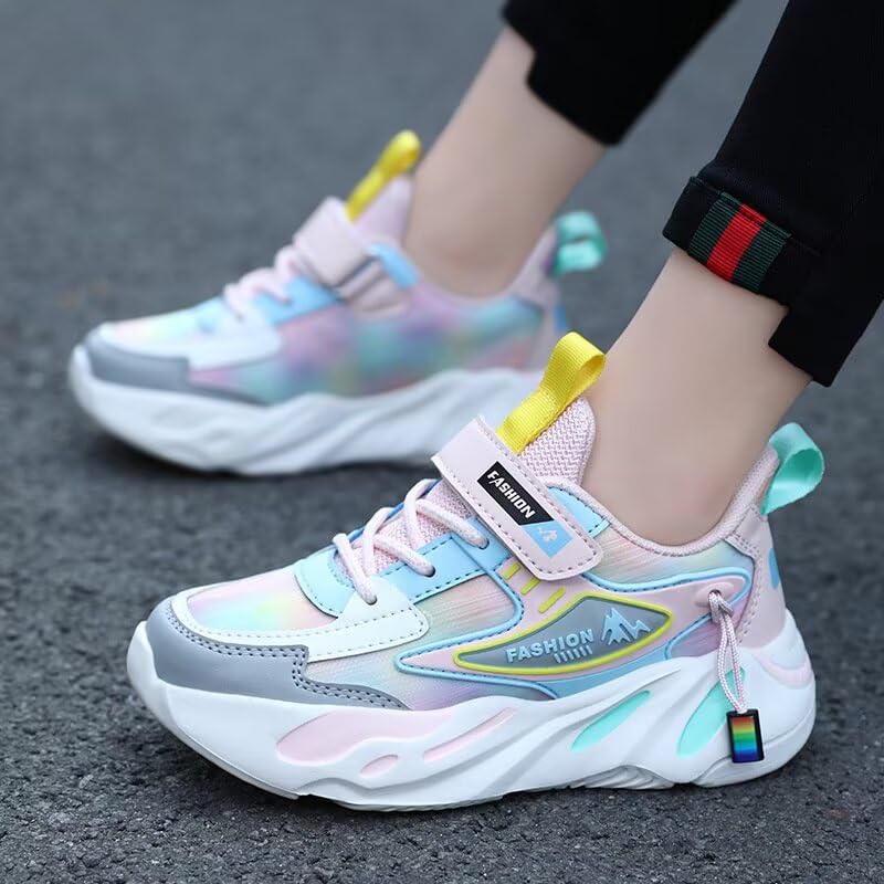 Kids Girl Lightweight Fashion Sport Shoes for Outdoor Street Running Walking Cycling4