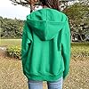 Womans Hoodie,Zip Up Hoodie Lightweight Long Sleeve Sweatshirts Casual Jumpers Zipper Hooded Jackets,Goth Hoodie Dark Green #2