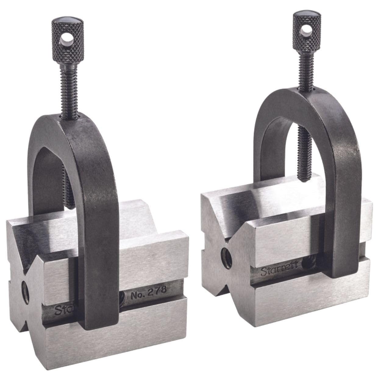 Starrett 278 2 V-blocks und 2 Klemme komplett-Set