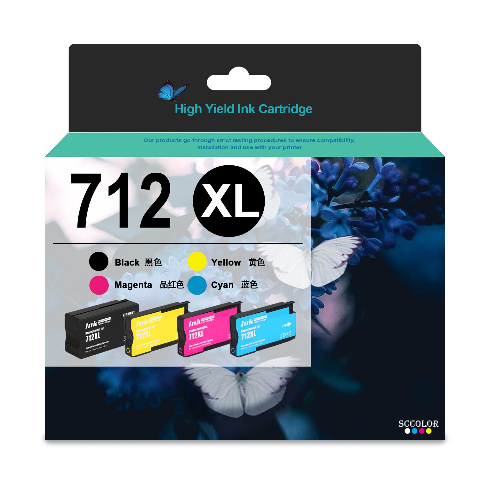 Amazon.com: SPLENDIDCOLOR 712 Ink Remanufactured 712XL Ink
