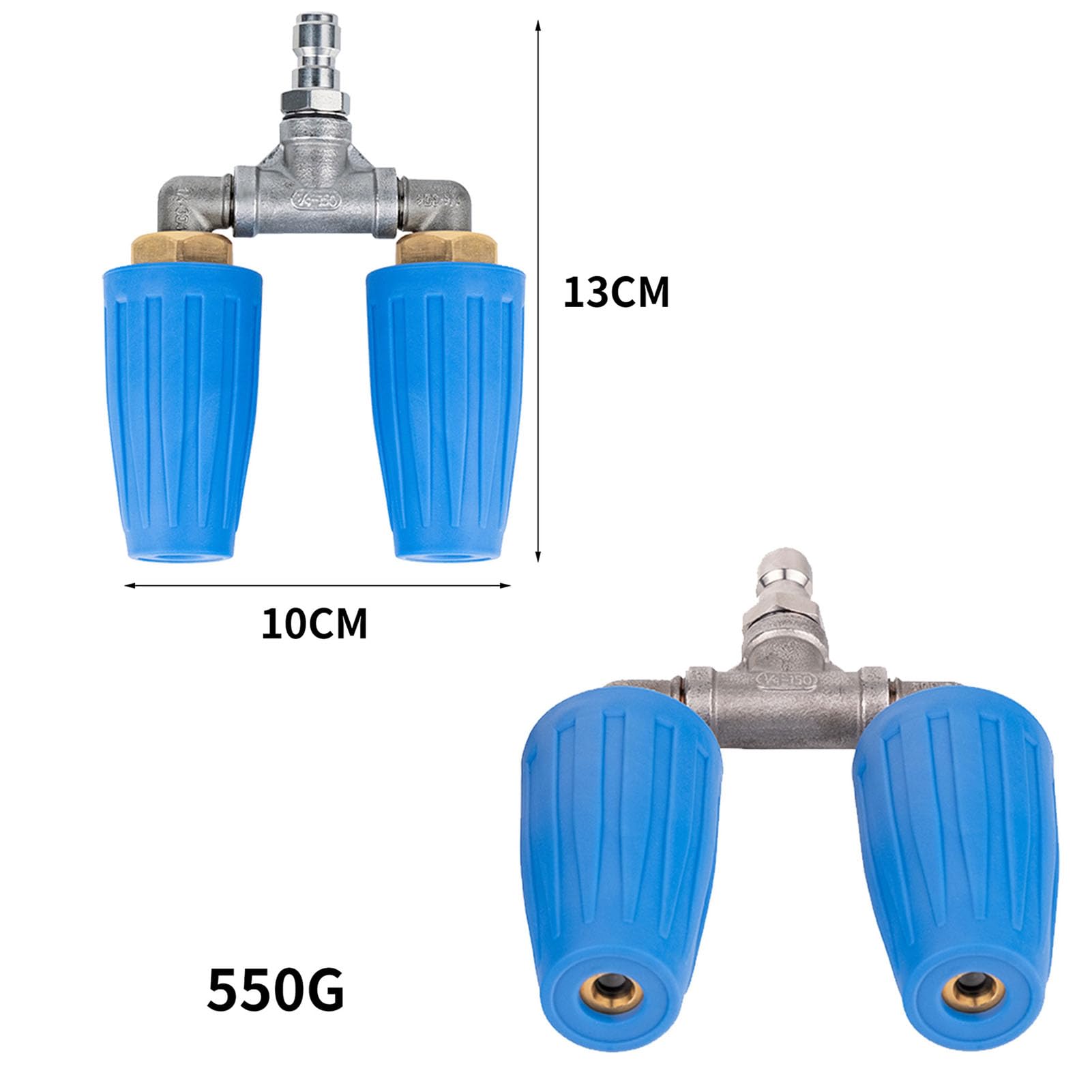 Dysza turbo myjki ciśnieniowej, wysokowydajna końcówka obrotowa, 4000 PSI, 4-6 GPM, szybkozłącze 1/4 cala do czyszczenia podjazdów, podłóg i ścian