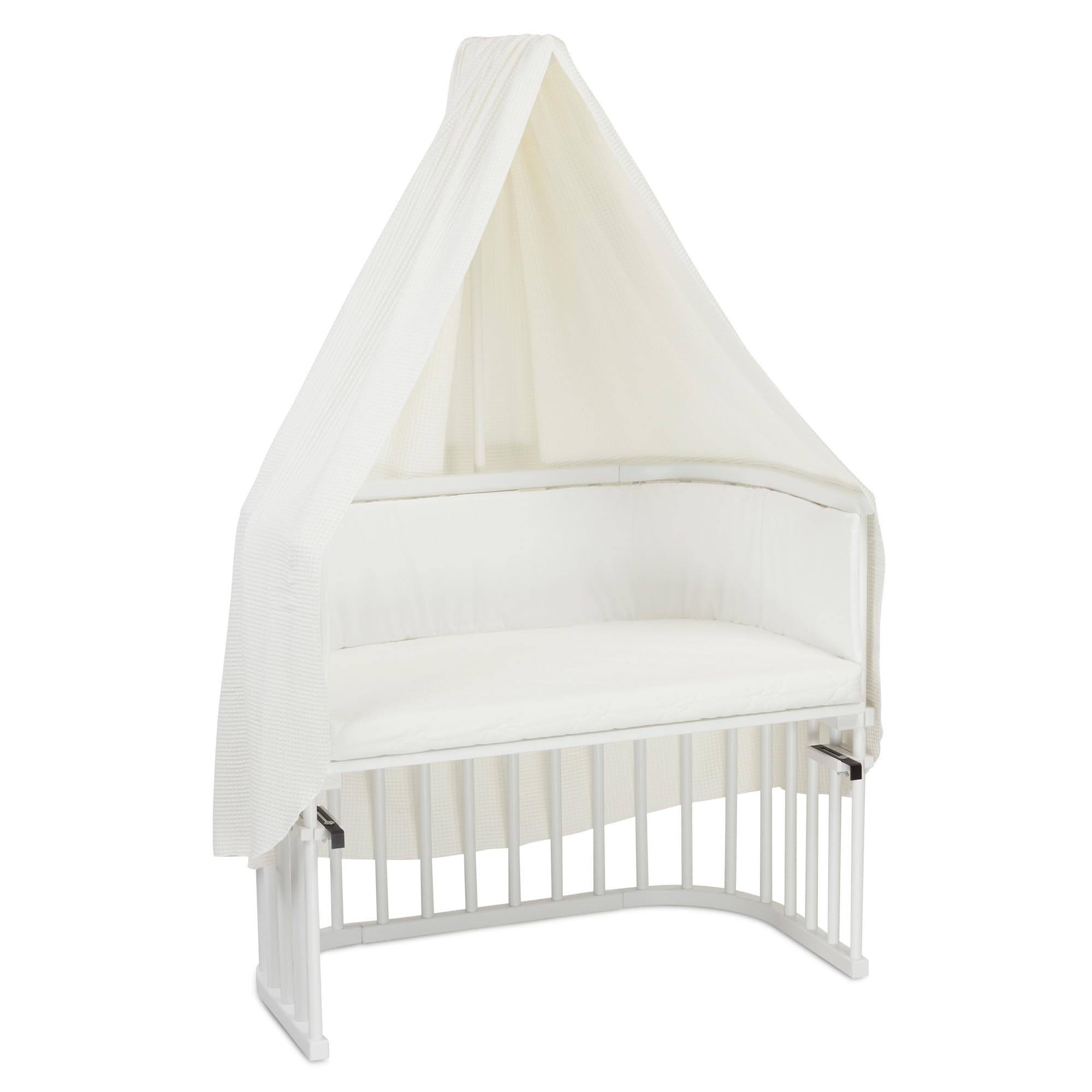 babybay Himmel Waffelpiqué für Mobilehalterung passend für alle Modelle bis 96 cm Länge, Ivory