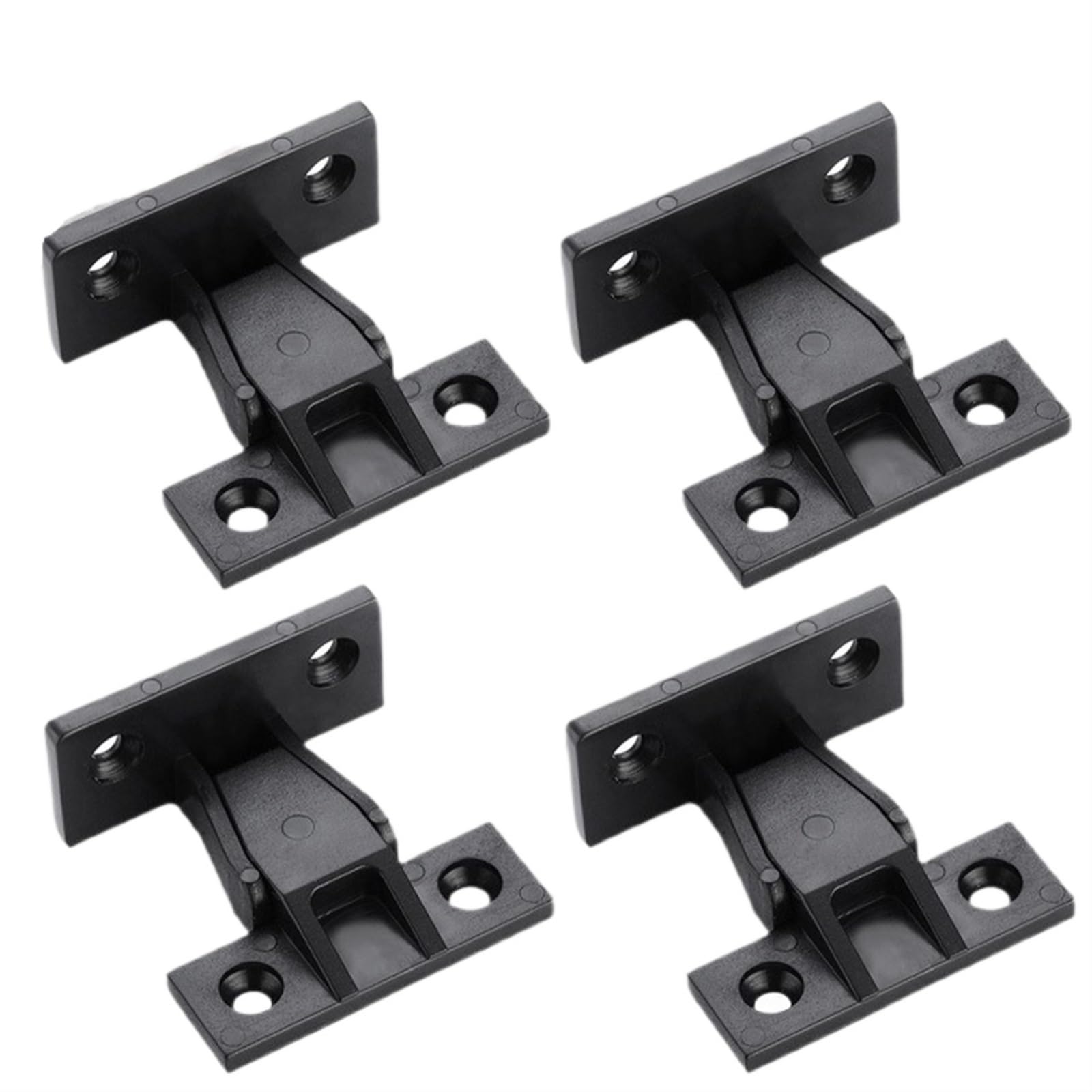 4 Pack ABS Plastic Bracket Push in Fittings Press Fit Panel Clips Kitchen Cabinet Panels Plinth Fasteners