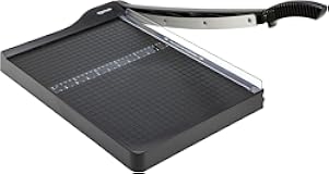 Amazon Basics Paper Trimmer Cutter for Office and Crafts, Heavy-Duty, Portable Paper Slicer, 15-Inch, 10-Sheet Cardstock