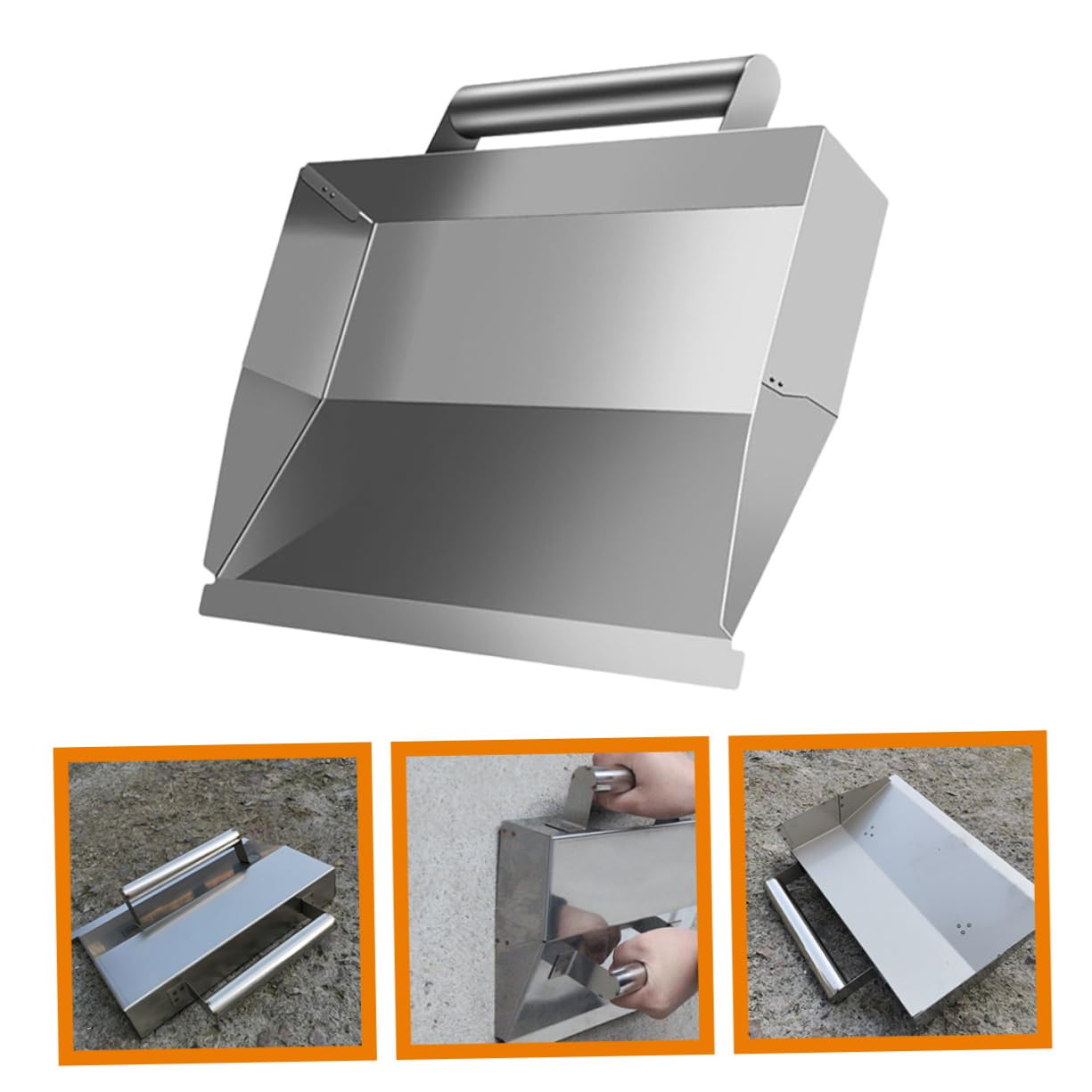 GALPADA Truelle Inoxydable pour Finition Béton Outil Multifonction pour Enduit Mural Lissage Précis et Adaptée Aux Professionnels et Bricoleurs Résistante Rouille Facile à Nettoyer