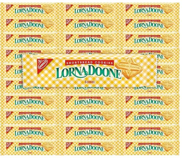 Shortbread Lorna 30-Count Bulk Pack of Individually Wrapped Shortbread Cookies – Perfect for Tea Time, Office Snacks, School Treats, Parties, Holidays, or Baking – Butter Flavored Delight