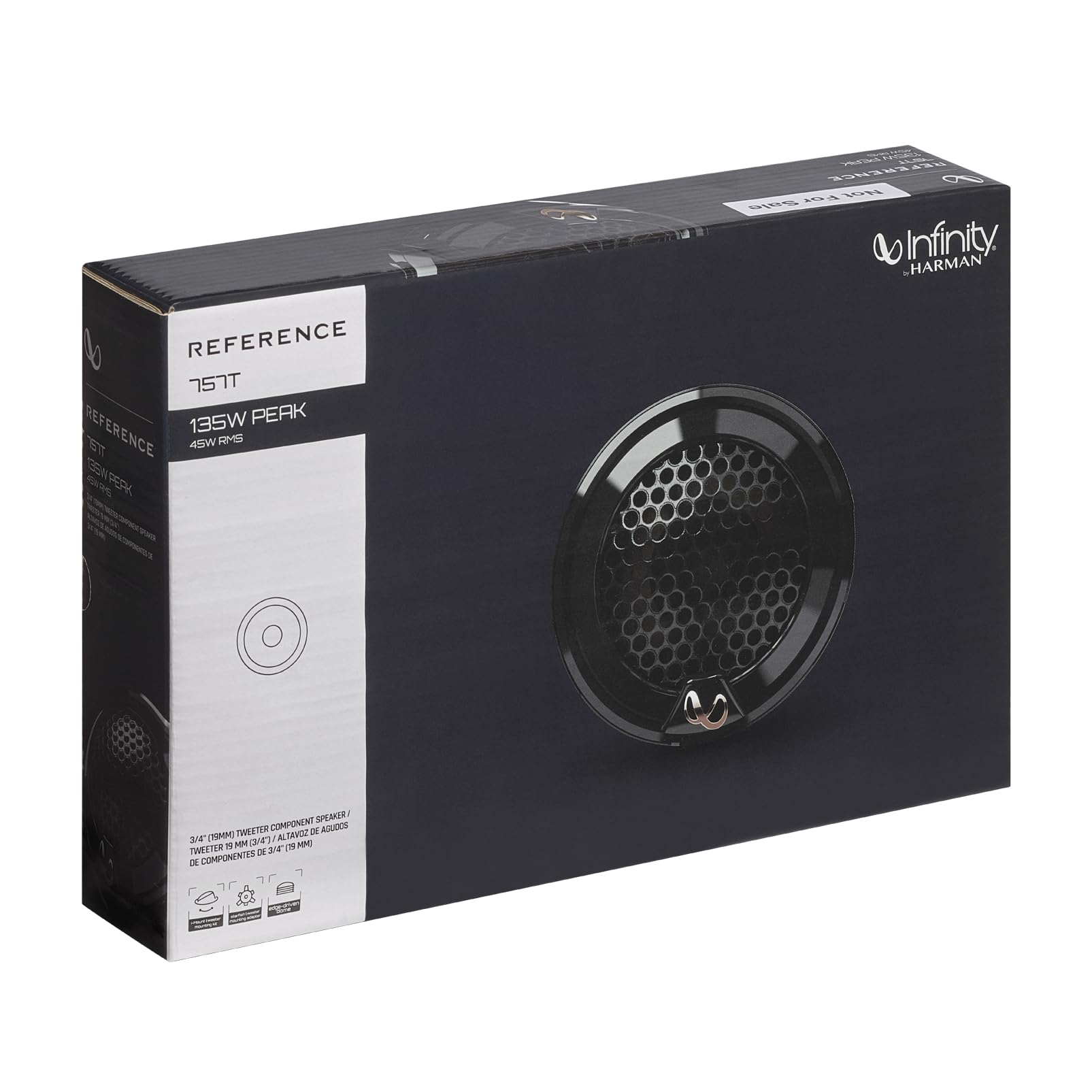 Amazon.com: Infinity REF757T 0.75 Inch Car Tweeters - Pair