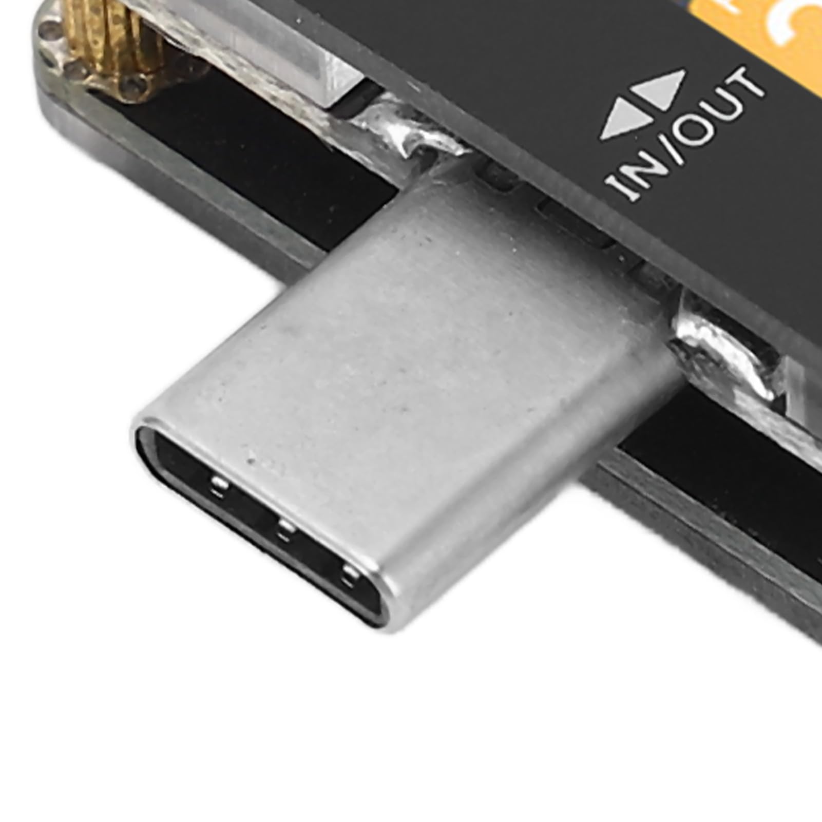 Socobeta Typ-C-Tester, Digitaler Leistungsmesser mit Vollfarb-IPS-Display für QC PD-Schnellladung, Premium-ABS-Design, Ideal für Technikbegeisterte, 1 Einheit