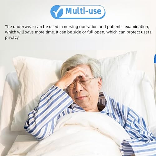Miniatura 7 de WEEOATAR Ropa interior para pacientes, Ropa interior poscirugía con palo mágico, Ropa interior elástica de recuperación quirúrgica, Ropa interior