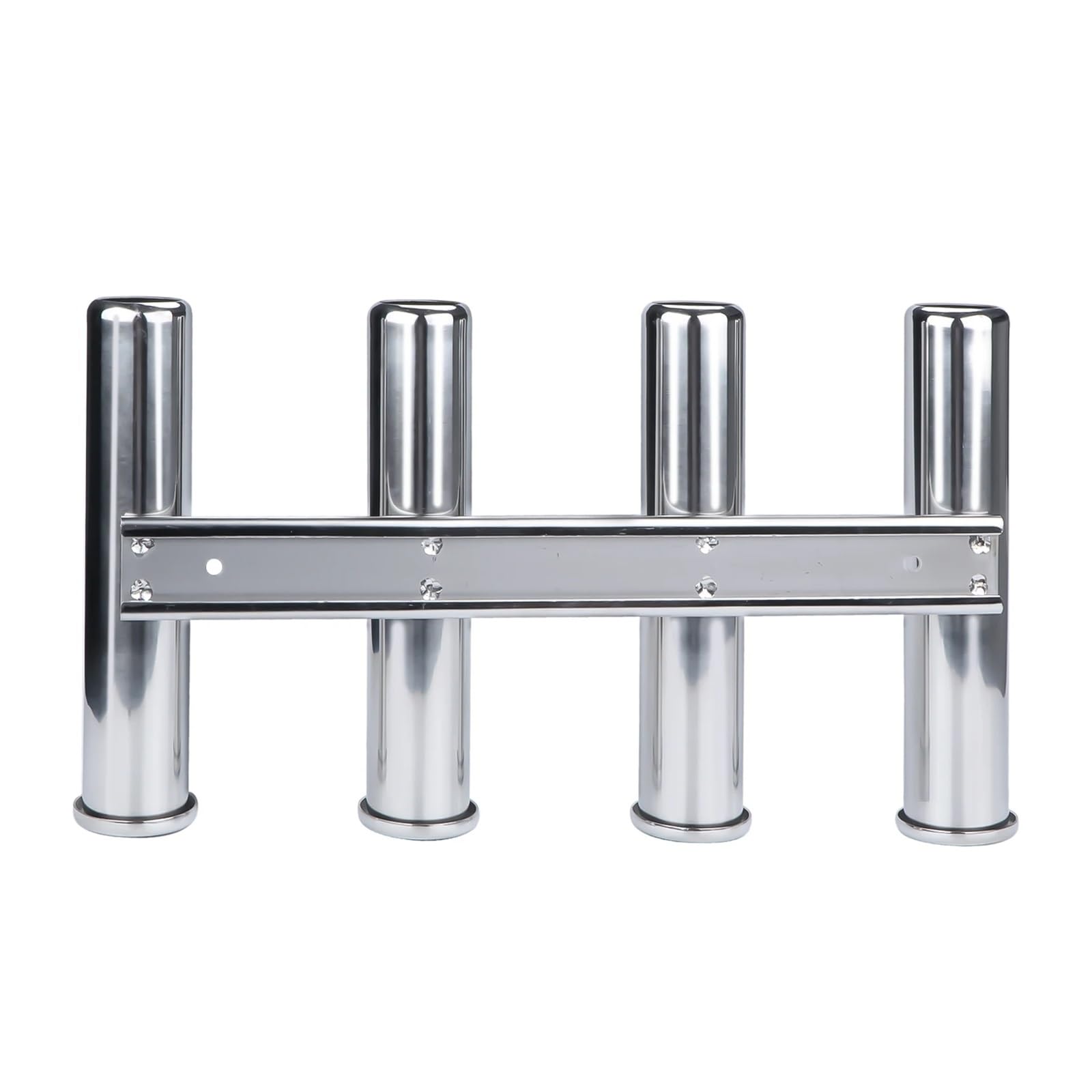 XCTDSVAH Fishing Rod Holders For Boat 4 Tube Rod Holder Triple Stainless Steel Vertical Multi-use Fishing Wall-hung Style For Boat Yacht