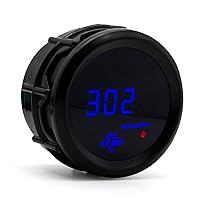 Vista 1 de Medidor digital para automóvil de 2.047 in con LED azul (temperatura del aceite 104-302F)