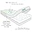 Zippered Crib Mattress Protector - Waterproof Crib Mattress Encasement, Breathable and Absorbent, 6 Sides Fully Encased Cover, 2 Pack, White