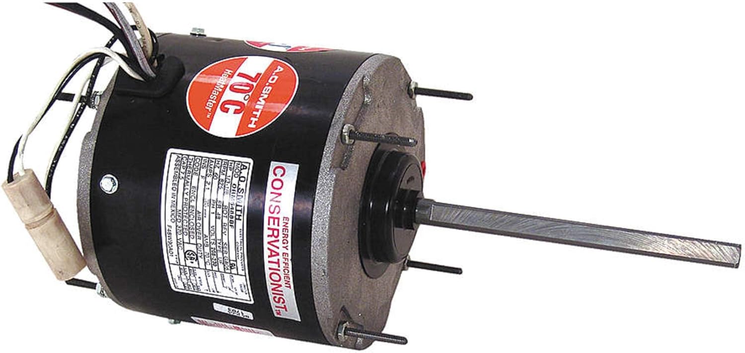 AO Smith ORM5454BF Multi-HP, 5.6-Inch Frame Diameter, 1/15 to 1/8 HP, 1075 RPM, 208-230-Volt, 0.8-Amp, Ball Bearing
