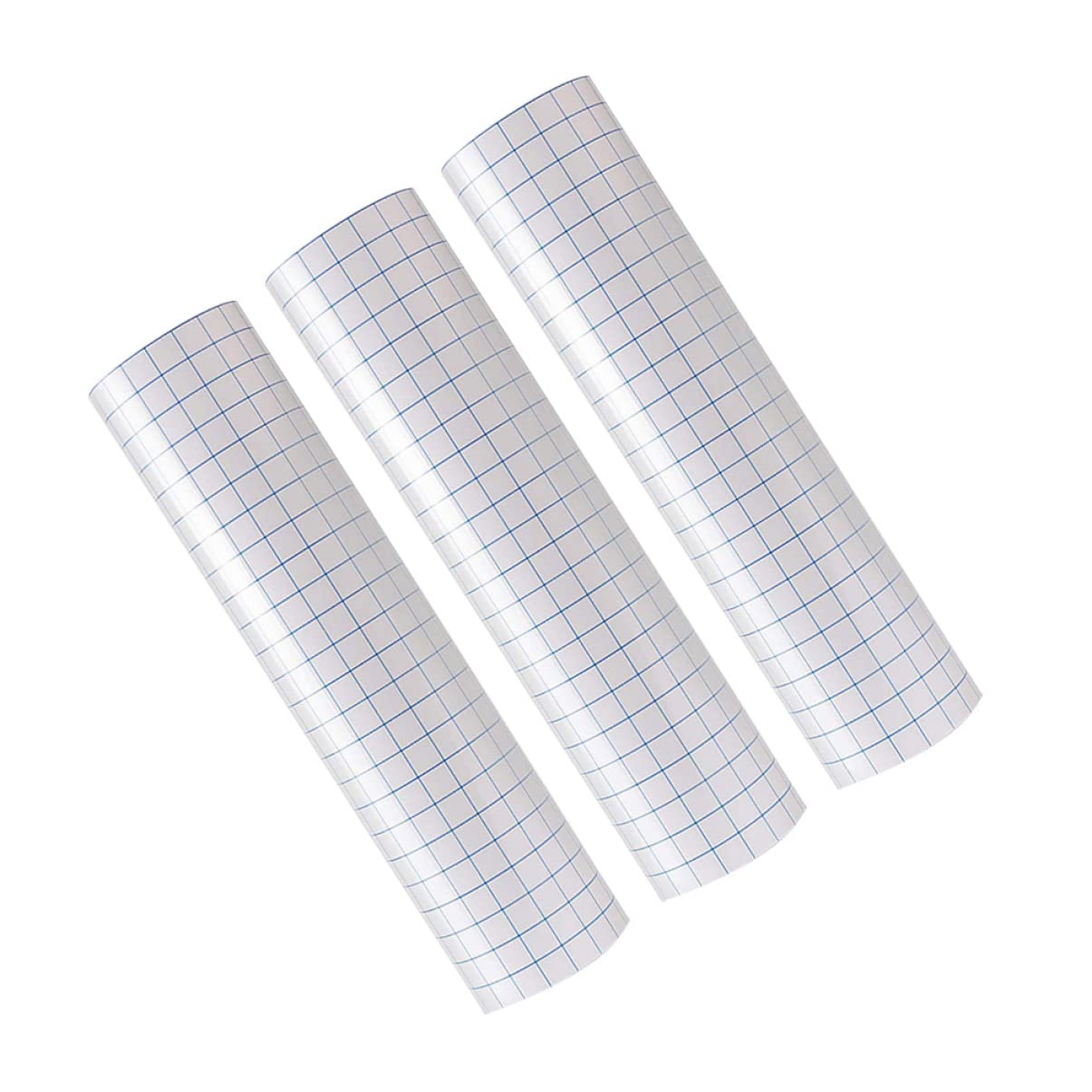 Housoutil Vinyl Transfer Tape Roll 3pcs Transfer Paper Grid Lines for Precise Cutting and Alignment