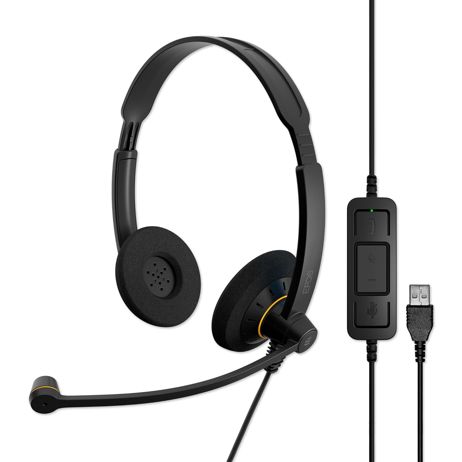 EPOS Sennheiser Culture Series Wideband Over Ear Wired Headphones SC60-USB-ML, Black EPOS Sennheiser Culture Series Wideband Over Ear Wired Headphones SC60-USB-ML, Black