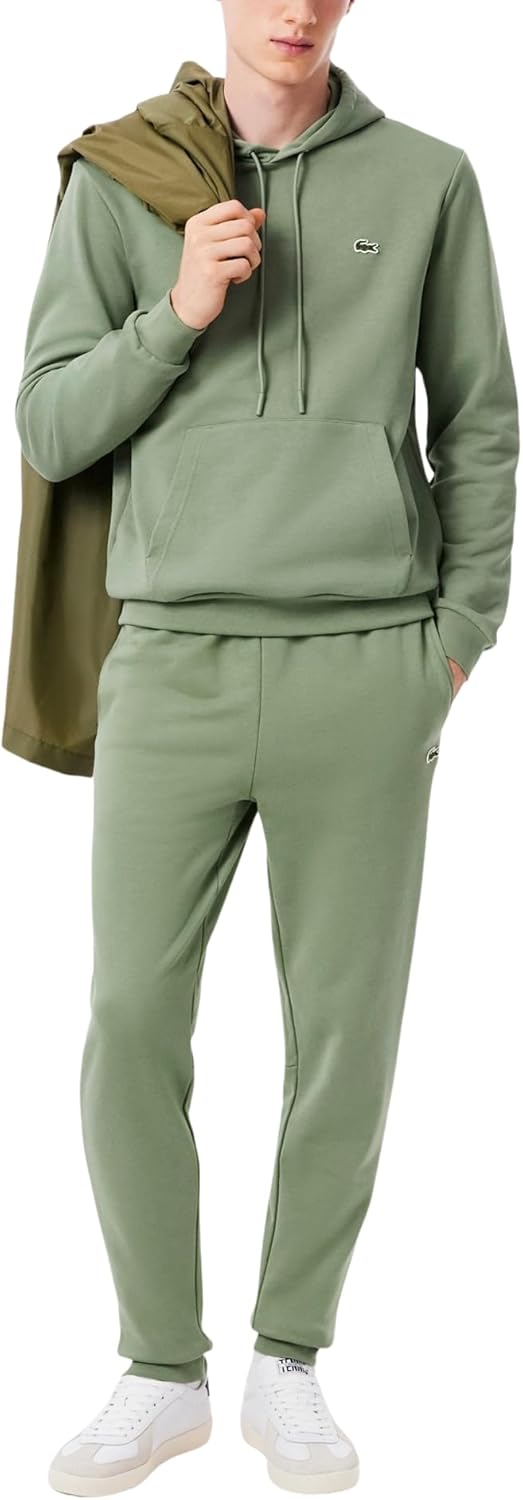 Lacoste mens Cotton Fleece Hoodie - Image 4