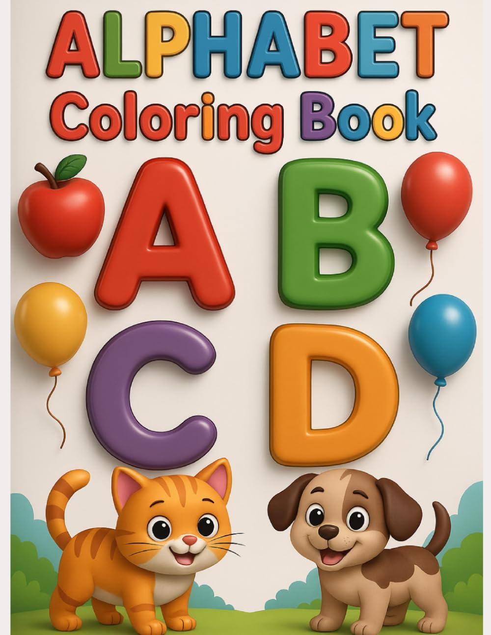 ABC Colouring Book: Big Letters, Big Fun!: A Fun A–Z Colouring Adventure for Kids