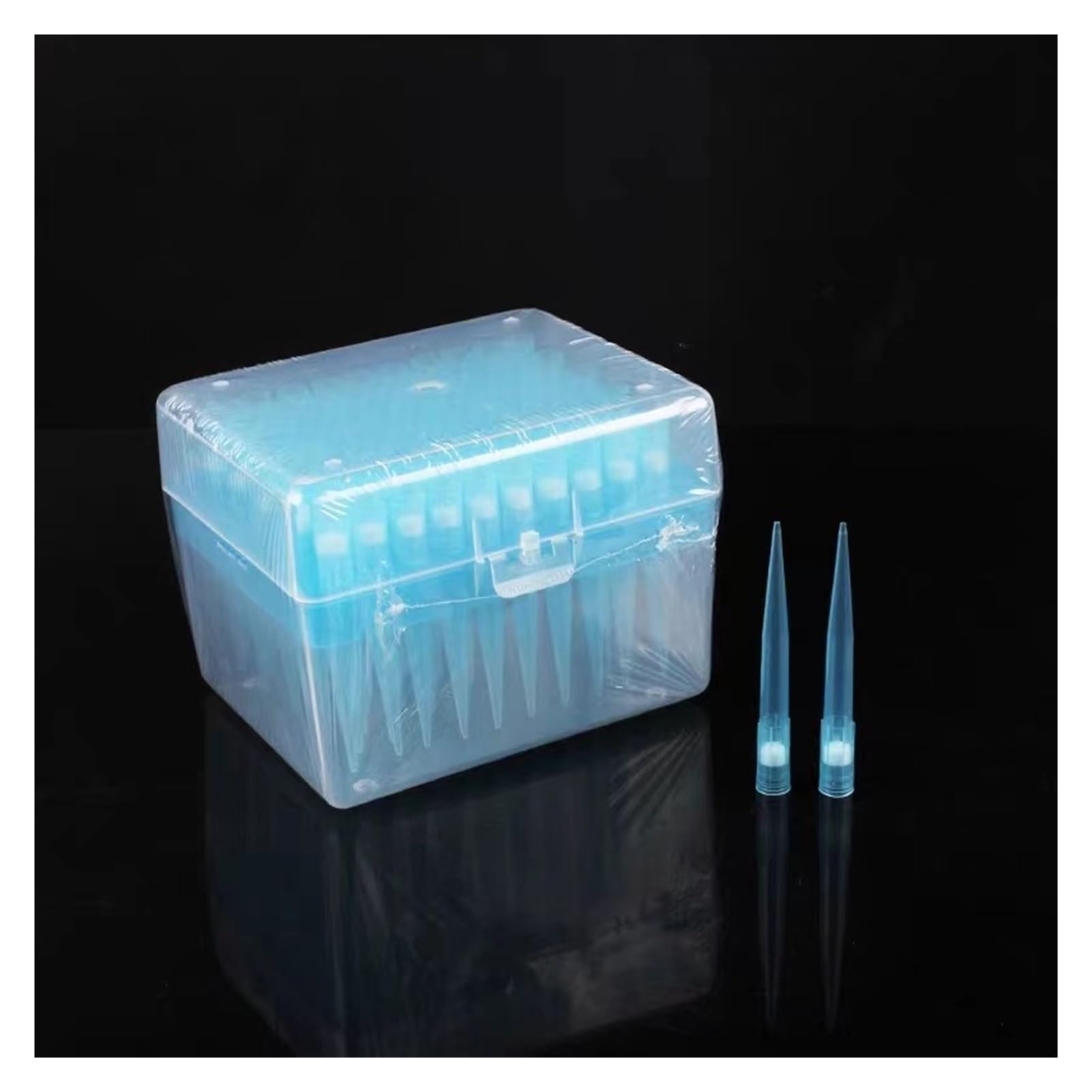 Caja de puntas de pipeta de plástico con puntas de filtro de pipeta for experimento, laboratorio 10ul/10ul-L/20ul/50ul/100ul/200ul/300ul/1ml/5ml/10ml, 1 Juego(10ml tips and box)