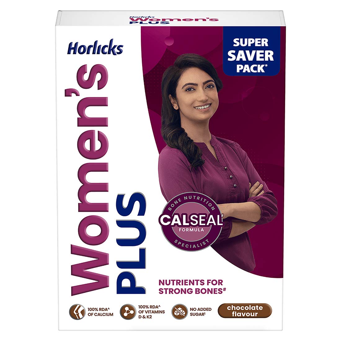 Horlicks Women's Health & Nutrition Drink - 400 g Refill Pack (Chocolate Flavor)