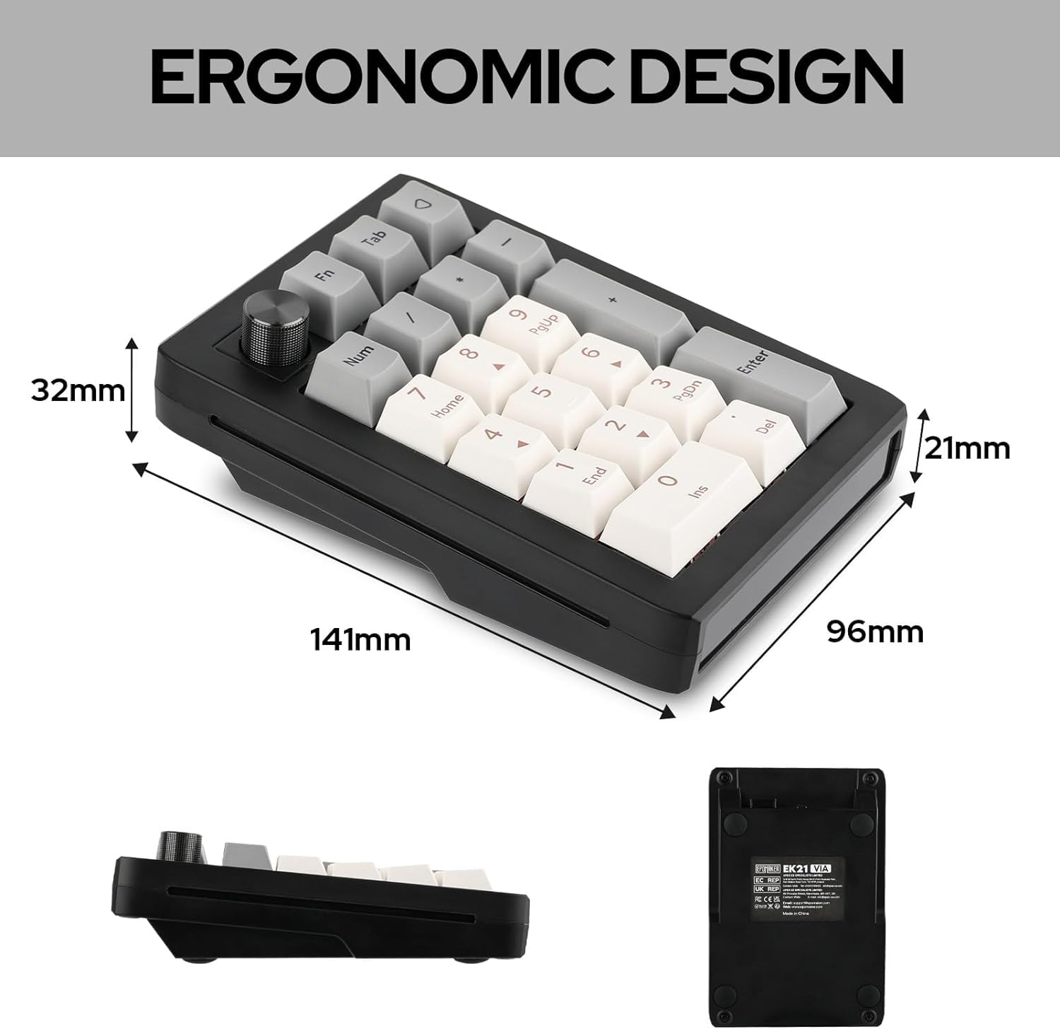 Amazon | EPOMAKER Cyper21VIAガスケット テンキー ゲーミング