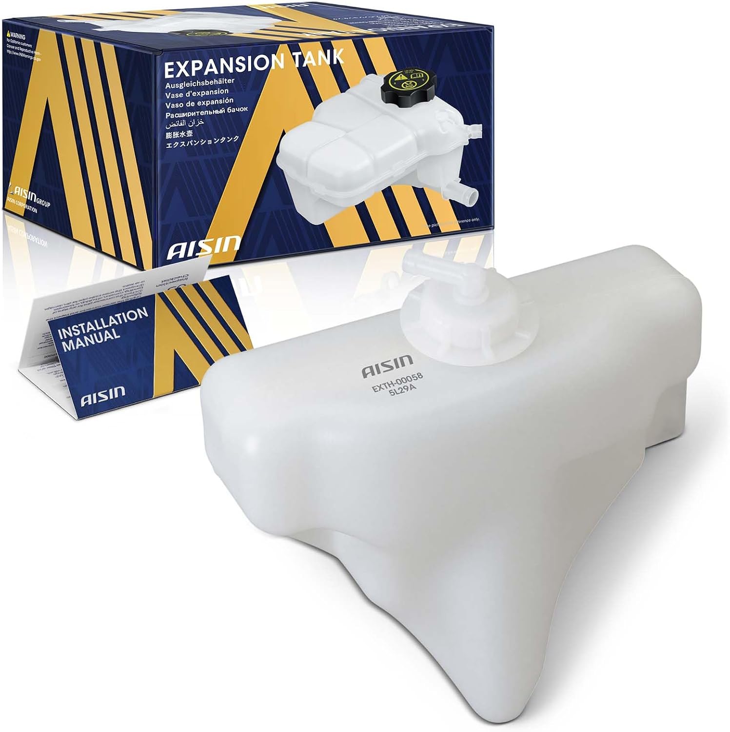 AISIN AFTERMARKET EXTH-00058 Coolant Reservoir Expansion Tank with Cap