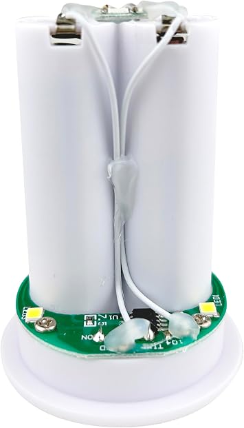 National Artcraft Versatile Battery-Operated 2" Tall LED Light Insert - Equal to a 7 Watt Bulb - Automatic Timer 1