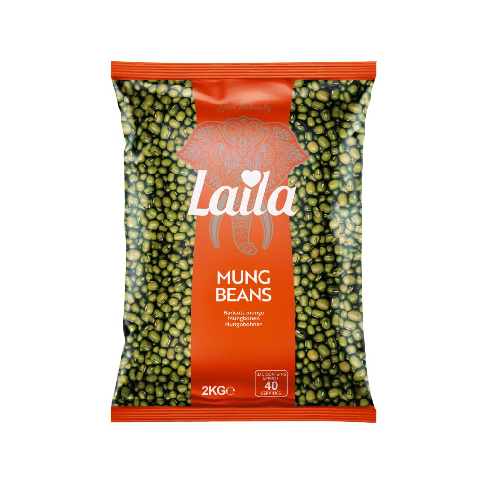 Laila Moong Beans 2 kg (Pack of 1)
