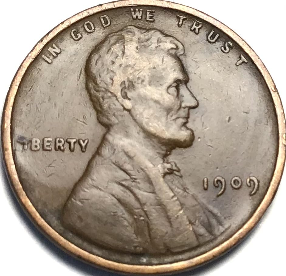 1909 P Lincoln Wheat Cent Penny Seller Very Fine Thumbnail