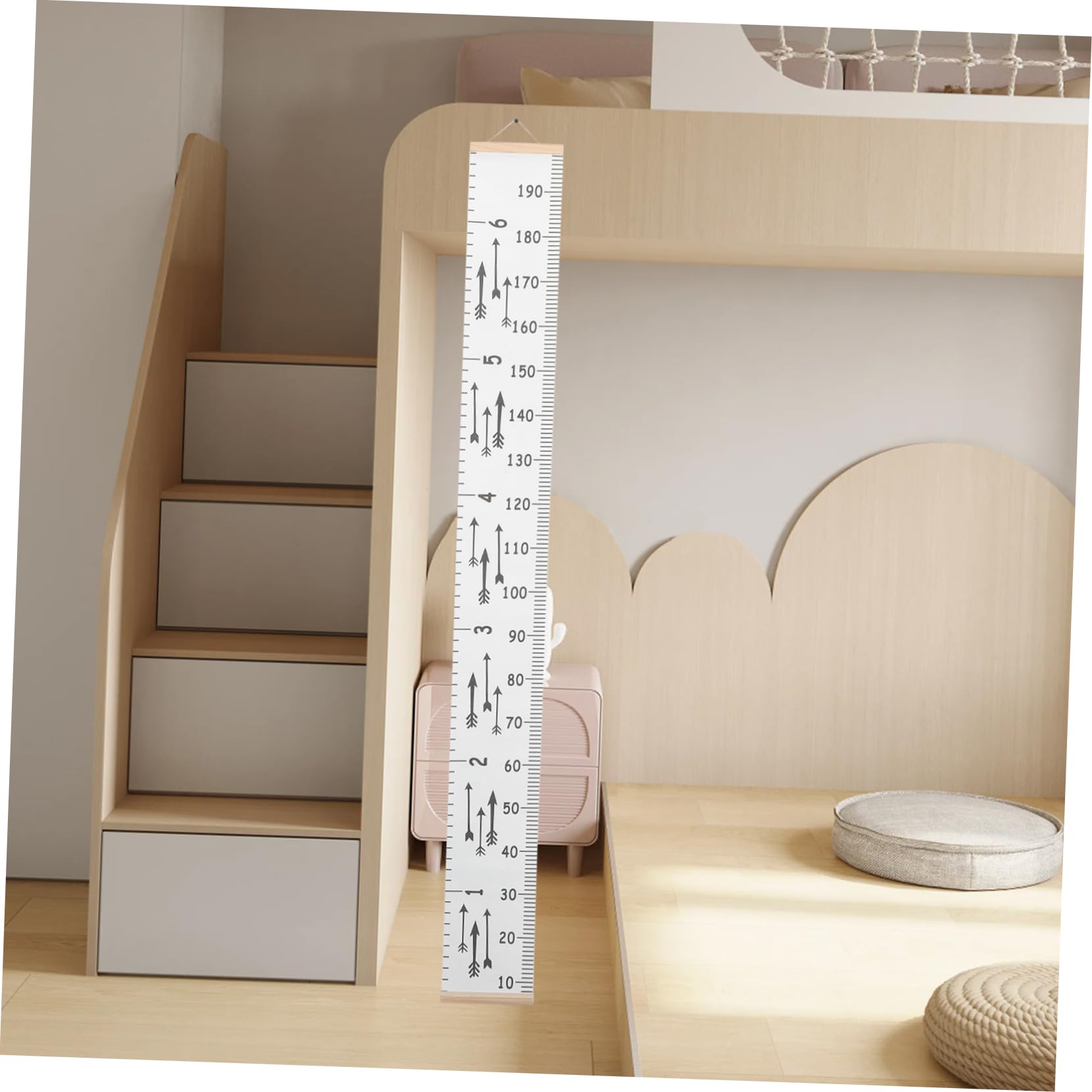 PRETYZOOM 3piezas Regla De Infantil Para Pared Medidor De Crecimiento Decorativo Con Diseño De Dibujos Animados Para Decoración De Habitaciones Seguimiento De