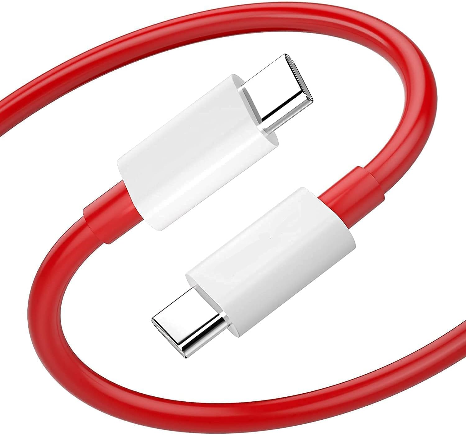Type C to C USB Cable for Intex Aqua Secure USB Cable Original Like | Data Sync Cable | Rapid Quick Dash Fast Charging Cable | Charger Cable | Type-C to USB-C Cable (3.1 Amp, C to C USB- RED)