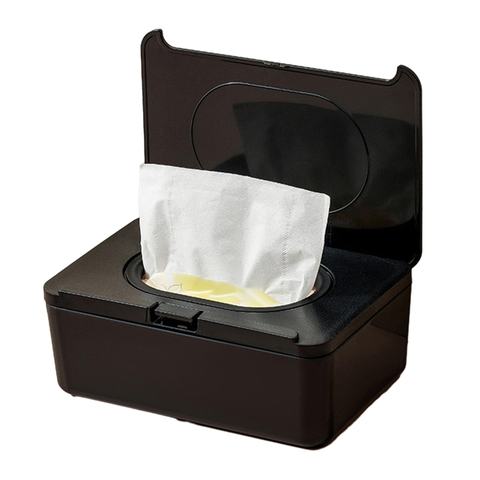 Glifora Wipes Dispenser, Refillable with Buckle-Sealed Cover Tissue Box - Dustproof, Easy Pull Wipes Pouch Case for Bathroom