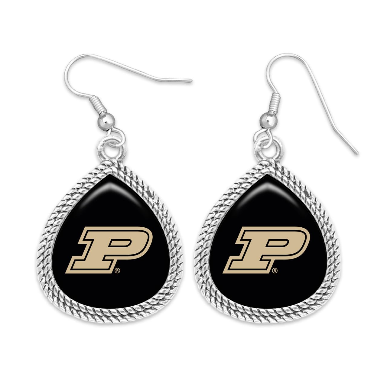 Purdue Boilermakers Willow Silver Earrings Licensed Gift