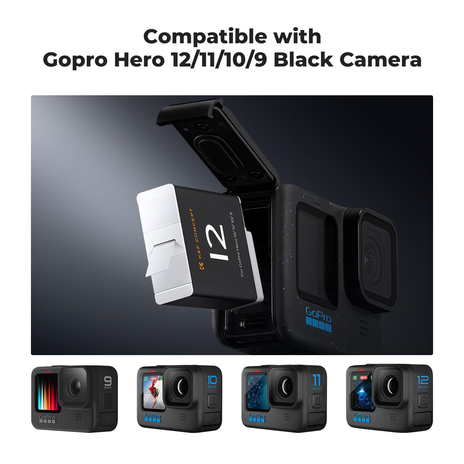 Gurmoir Gopro Accessories Gopro Hero 10 Case Gurmoir Accessory Kit