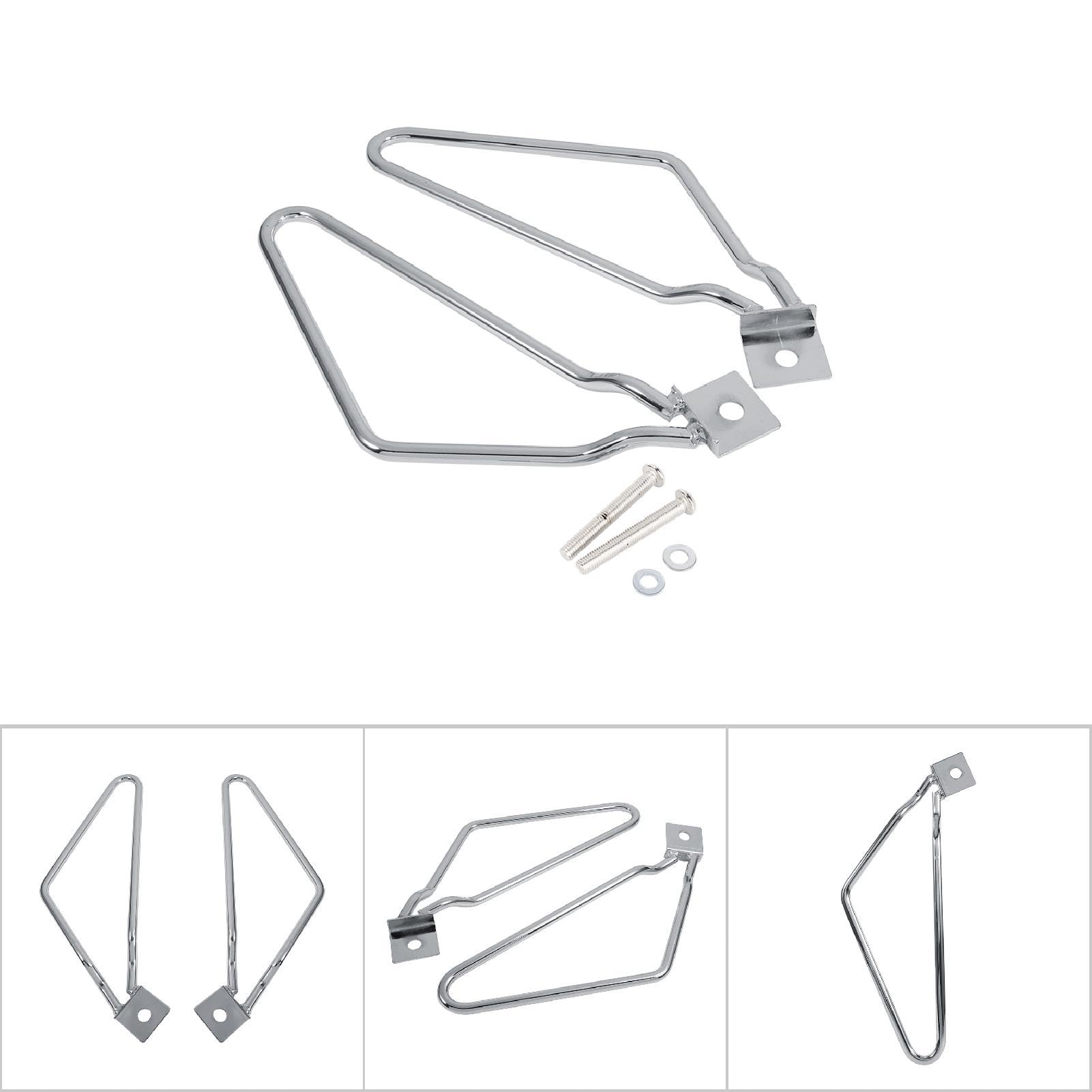 Ejoyous Supporto per borse sella per moto, 2 pezzi, per XL883/1200 HD1450/1584