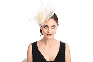 Women's Feathered Tea Party Hat