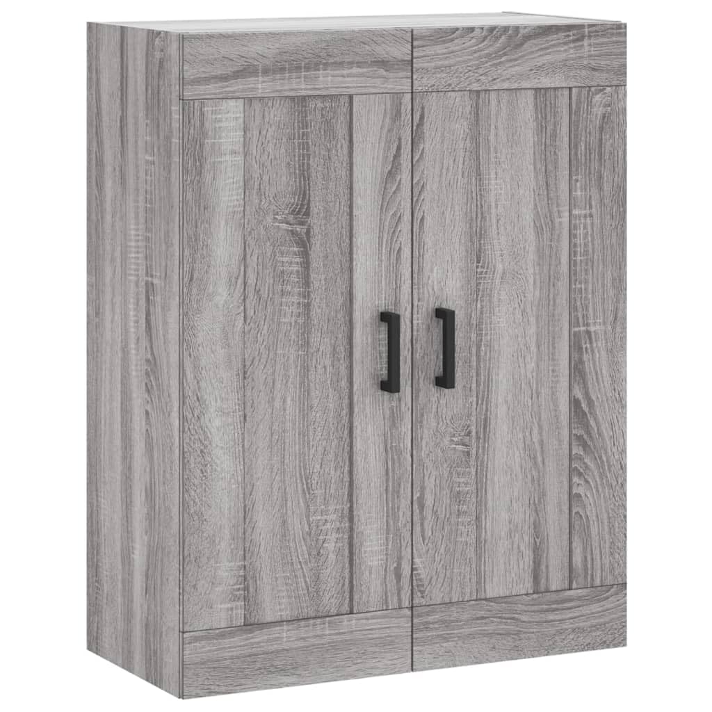 Armadio alto grigio Sonoma, 69,5 x 34 x 180 cm, in legno