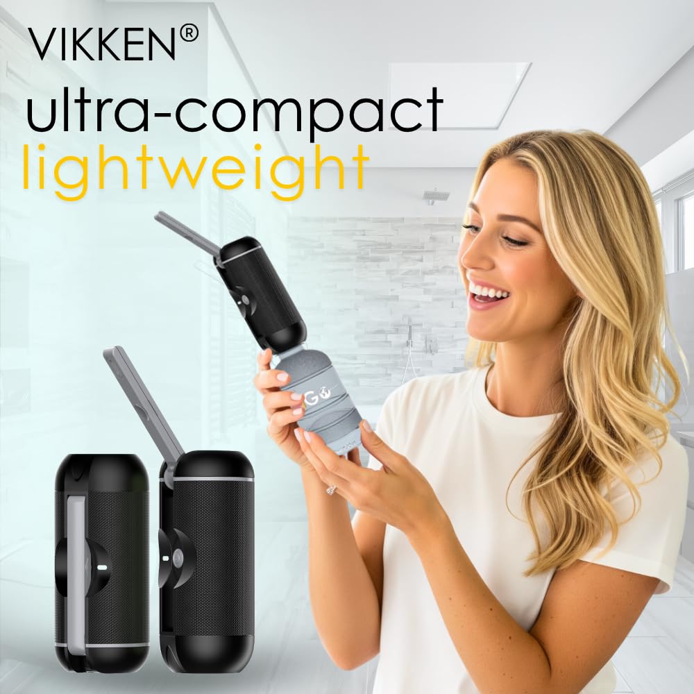 VIKKEN® 250 ml iGo-X tragbares Reise-Bidet USB-Typ-C elektrisch wiederaufladbares mobiles Hand-Wasser-Sprühgerät für persönliche Hygiene und Selbstpflege für Damen & Herren, Blau