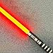 YLME Sabre Star Wars Son Son Toy Son Toy Metal Amovible USB Charging Lumière Laser Épée Épée Enfant Jouet Rougeoyant Cosplay Jouet,Rouge,38.5Inches