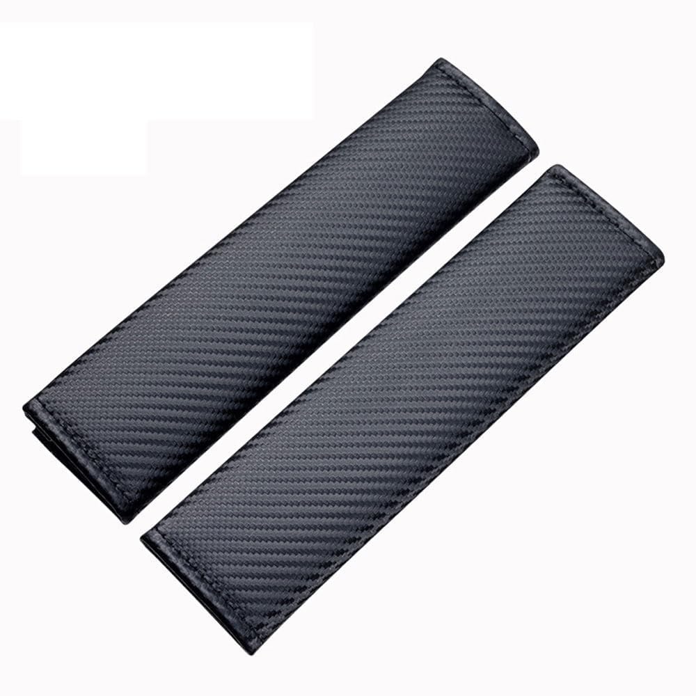 2PCS Car Seat Belt Pad Cover for KIA Niro Sportage Sorento EV6 Stinger Sonet Cerato Opirus, Comfort Shoulder Strap Pads Cushions Protective Sleeves Auto Accessories,A-black
