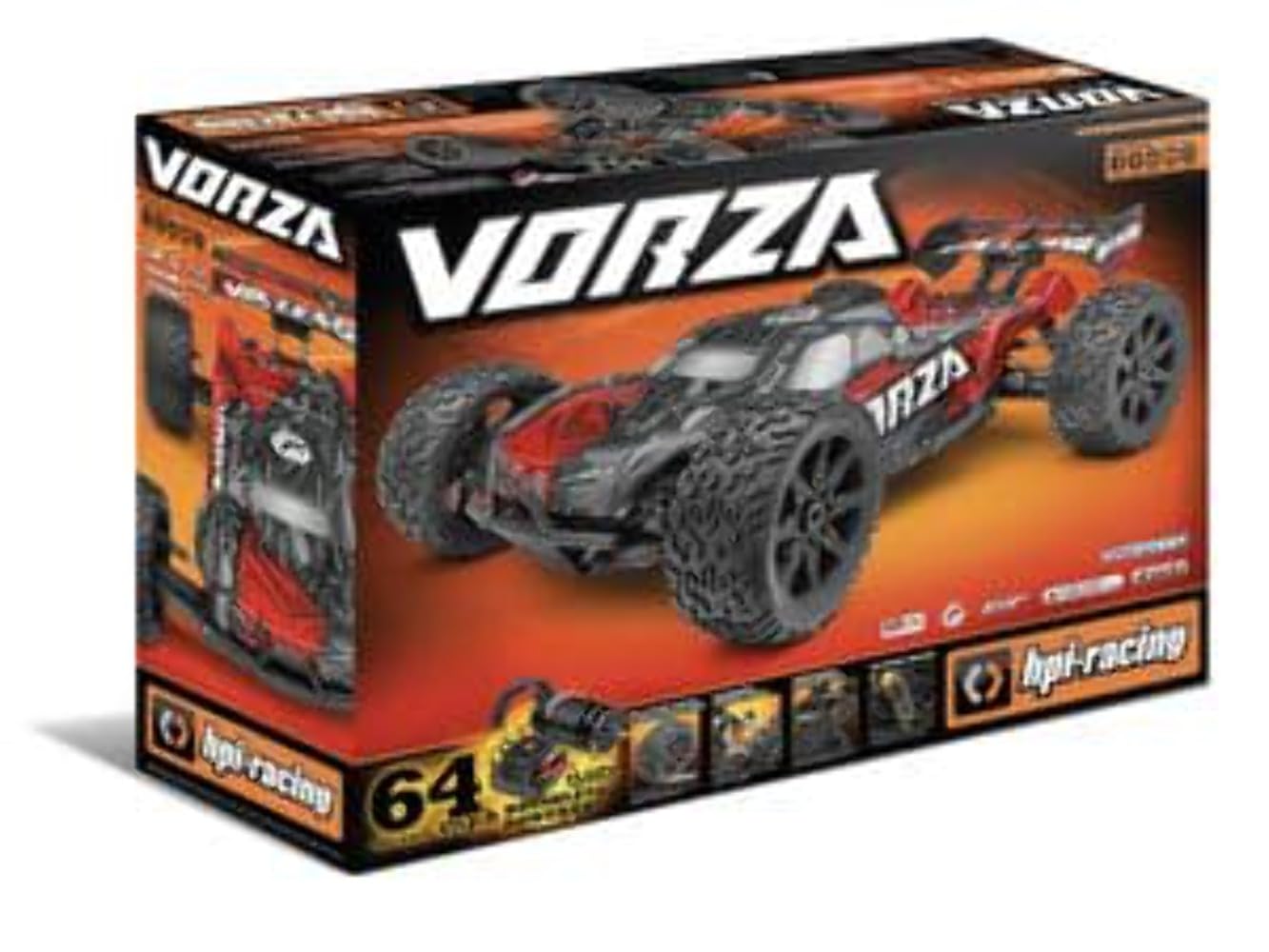 Amazon.com: HPI Racing 160181 Vorza Flux Truggy, 1/8 4WD RTR