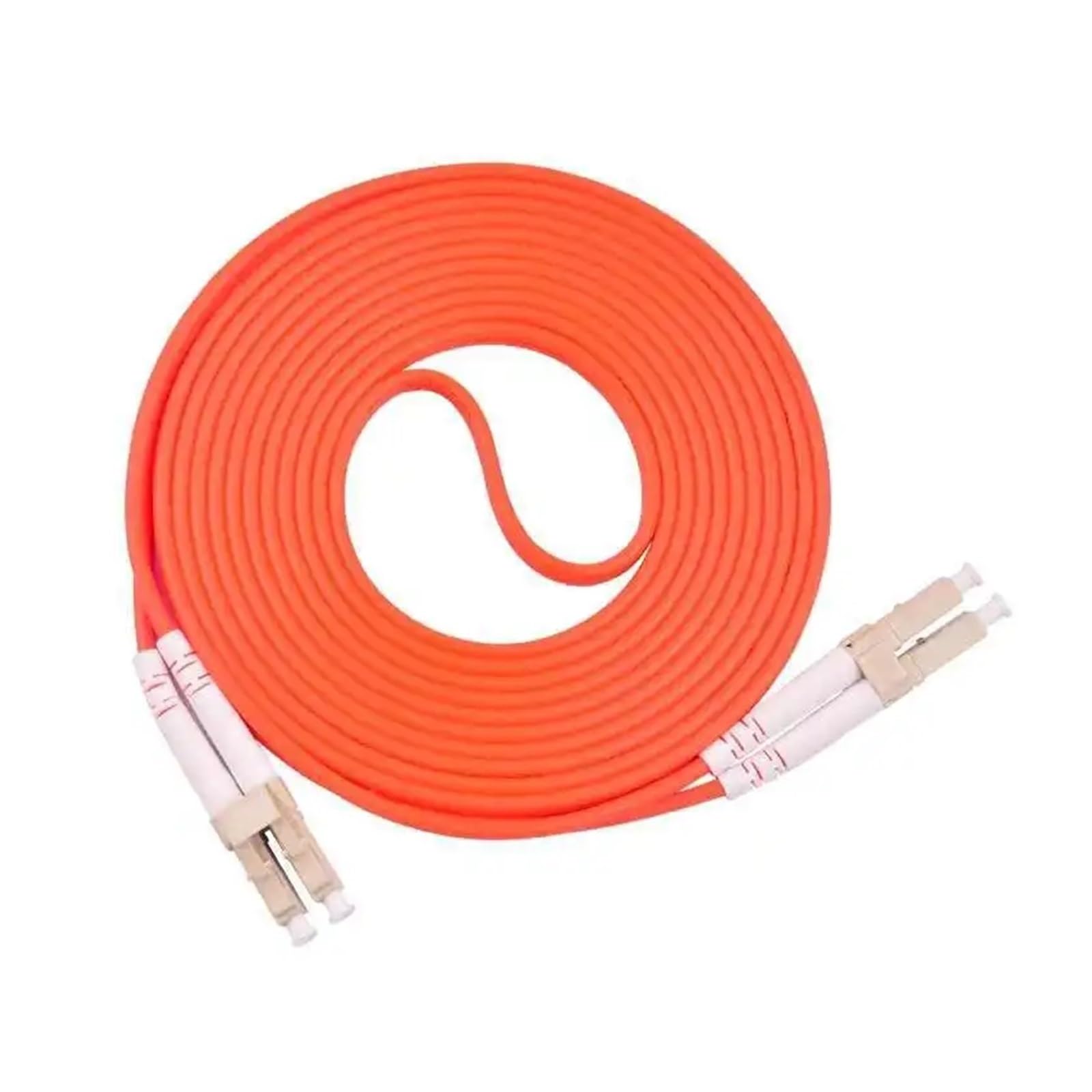 Câble de raccordement en fibre optique 2,0 mm ou 3,0 mm LC/ST/SC/FC UPC multimode Dual Core 5 mètres (LC UPC-ST UPC)