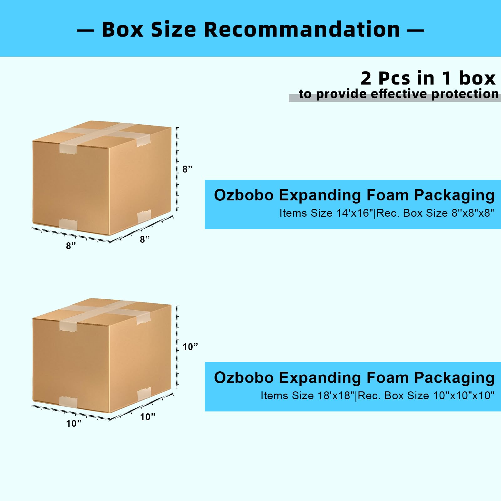 8 pz 14 ''* 16 '' Espansione Schiuma Imballaggio Per La Spedizione PC & Valori & Fragile Forniture In Movimento Per Oggetti di forma Irregolare Antiurto Bubble wrap per lo spostamento Applicato Per