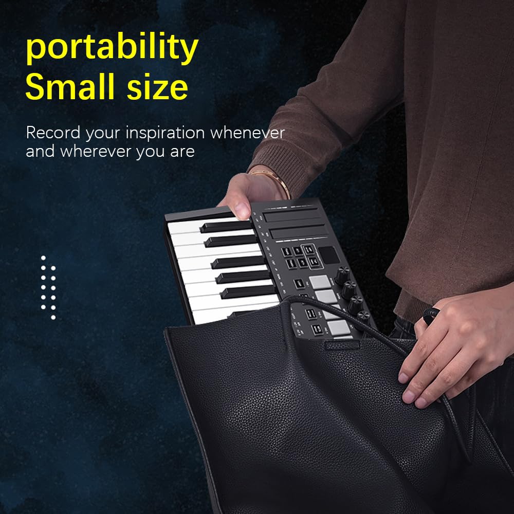 Amazon.co.jp: 音楽キーボード,25キーMIDIキーボード