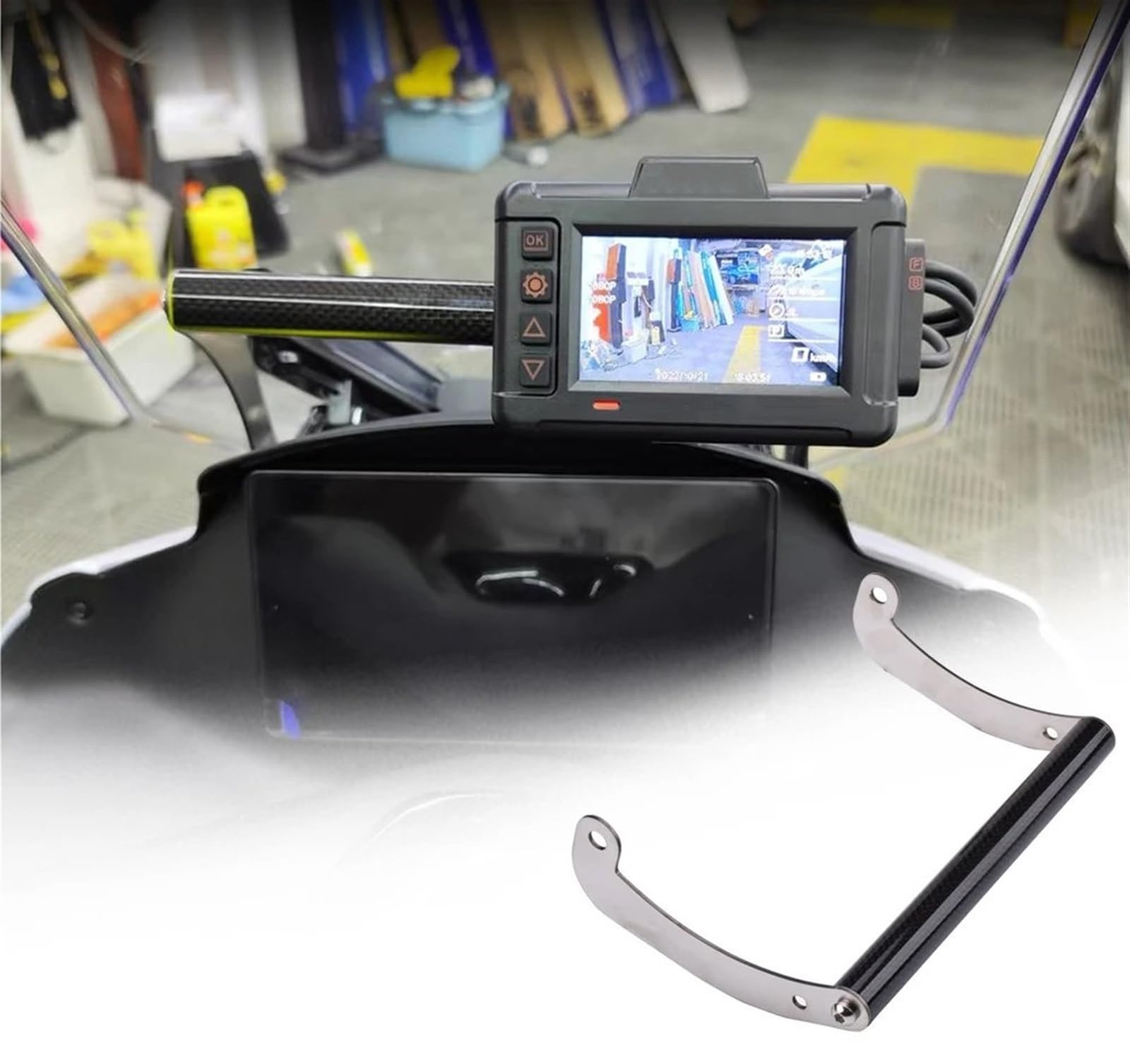 Soporte GPS De Cabina para Zontes para 310M para 350M para 350D Soporte Navegación para Parabrisas Delantero De Motocicleta Soporte para Teléfono Móvil Soporte para GPS Parabrisas GPS Soporte