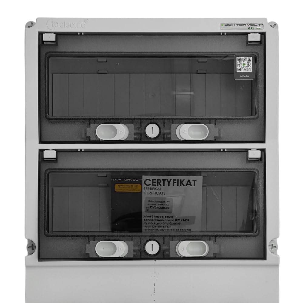 Stromverteiler eXT mit 4x230V 32A 16A CEE Steckdosen Wandverteiler Steckdosenverteiler Baustromverteiler Doktorvolt
