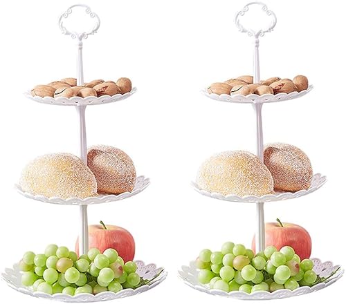 Miniatura 6 de Juego de 12 soportes de plástico para cupcakes, soporte para cupcakes, bandeja para servir platos de frutas para bodas, fiestas de cumpleaños,