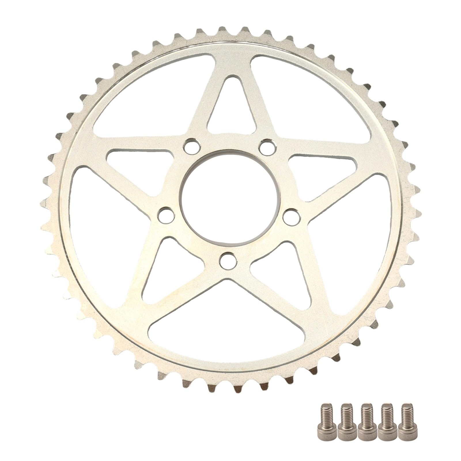 EJUOYO Chain Sprocket Fit For Sur Ron Light Bee S X Motorcycle Rear Sprocket 42T 48T 58T Chain 102L 106L 112L(48T Sprocket)